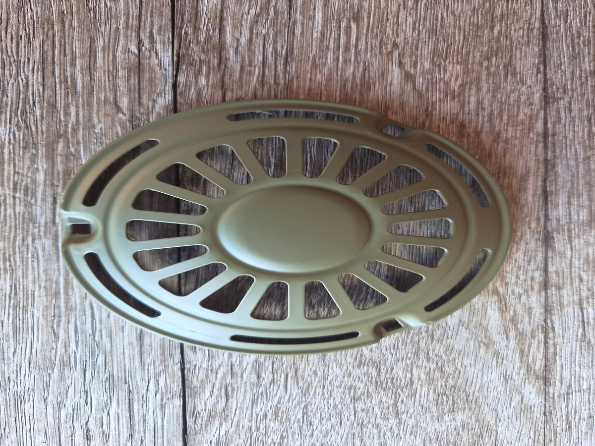 4809-31NC // Horn cover, "Sunburst", chrome