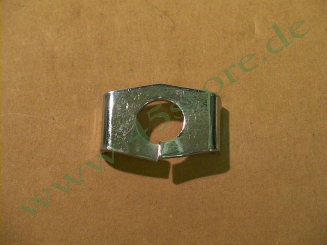 4006-35C // Sicherungsblech, Achsführungsmutter, hinten, Chrom