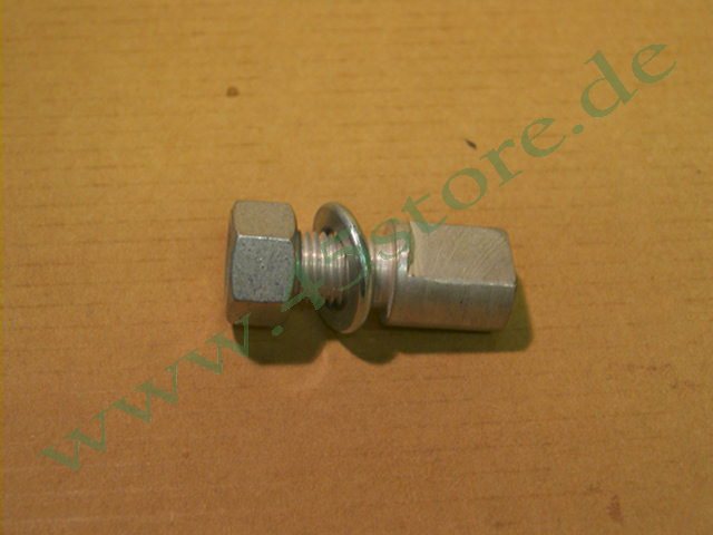 4037-35 // Bremsankerbolzen, hinten, cadmiert