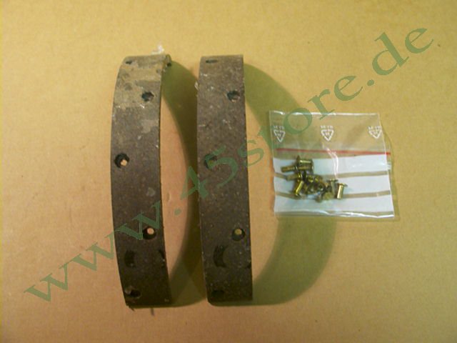 4114-35 // Bremsbeläge-Set mit Niete, vorne, WL/WLA