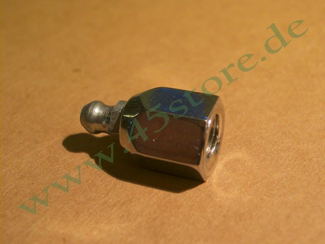 4124-38AC // Mutter mit Schmiernippel, Chrom