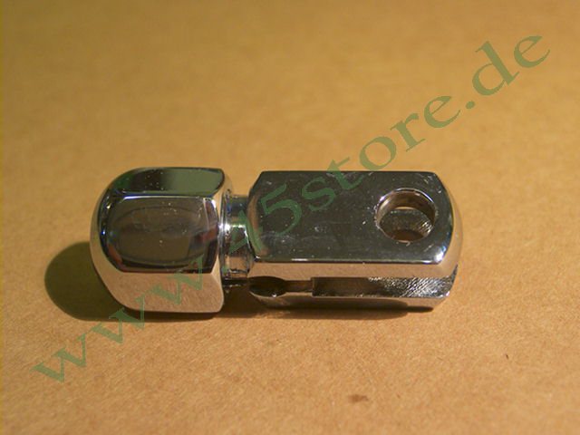 4170-28C // Bremszugaufnahme, Chrom