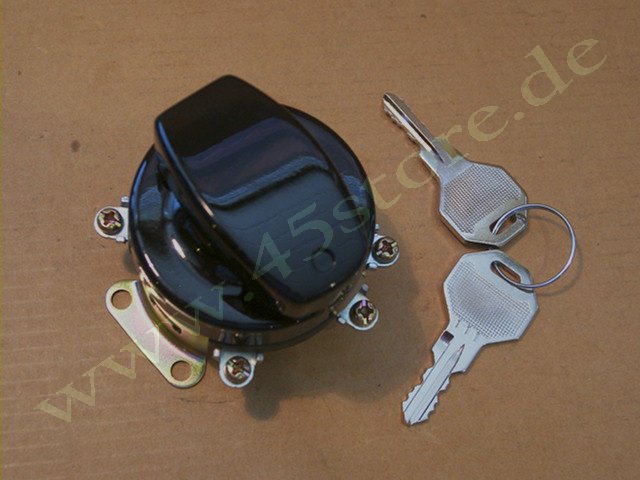 4527-36B // Zündschloss + Schlüssel, Schwarz