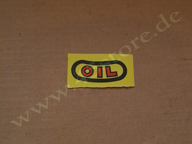 WL16-1 // "OIL"- Decal, Tankdeckel, Army