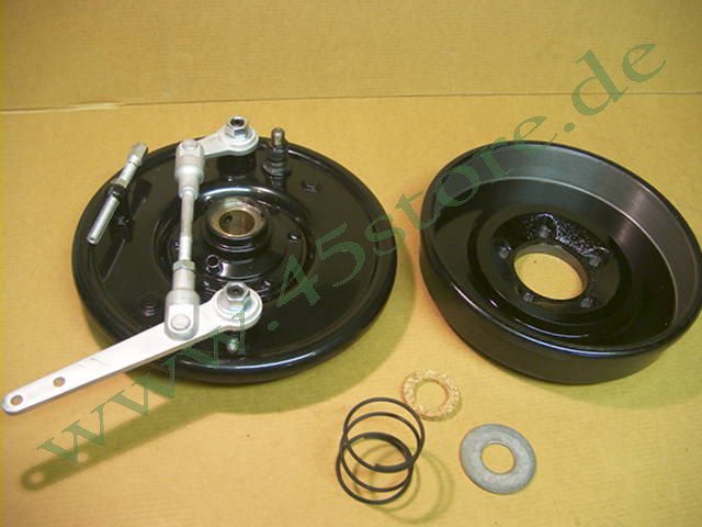 WL24-3 // Duplex-Bremse, WLC/B-T, Komplett, Schwarz/cadmiert