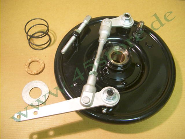 WL24-6 // Duplex-Bremse, WLC/B-T, ohne Trommel, Schwarz/cadmiert