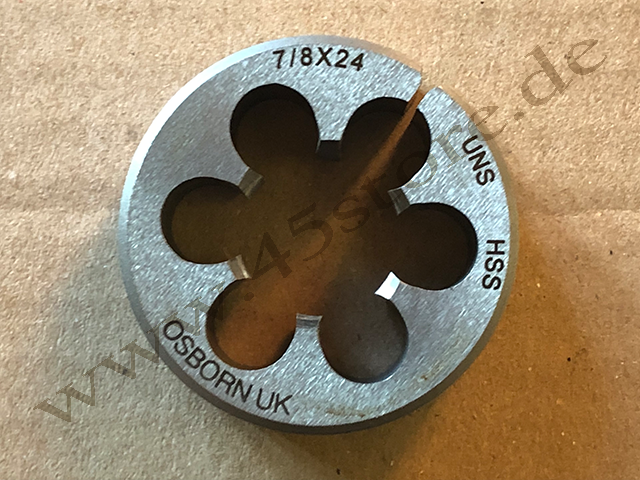 WL43-12 // Schneideisen, 7/8" x 24