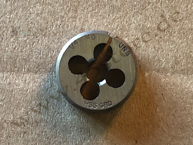 WL43-22 // Die, 1/4" x 40, (Carburetor Needles)