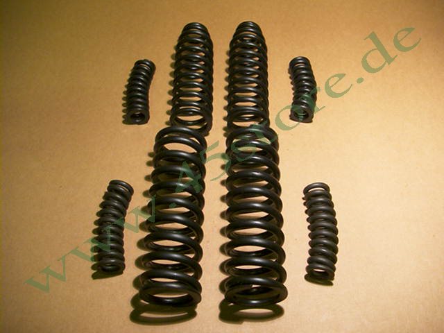 WL9-1 // Gabelfedern-Set (8), W-Modelle, Schwarz