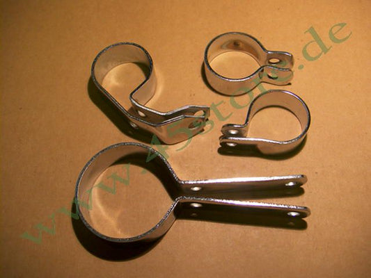 1064-32AC // Auspuffhalteschellen-Set, Chrom