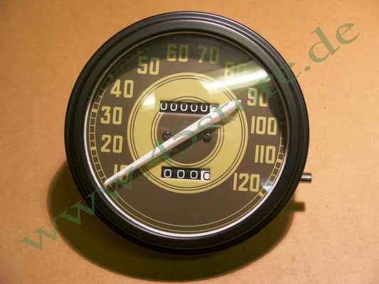 11126-41A // Tacho, Braun/Grün, ARMY, MPH, Replika