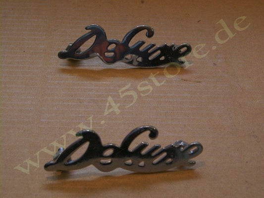 11530-46 // Zieremblem-Set "DELUXE", Fender, Chrom