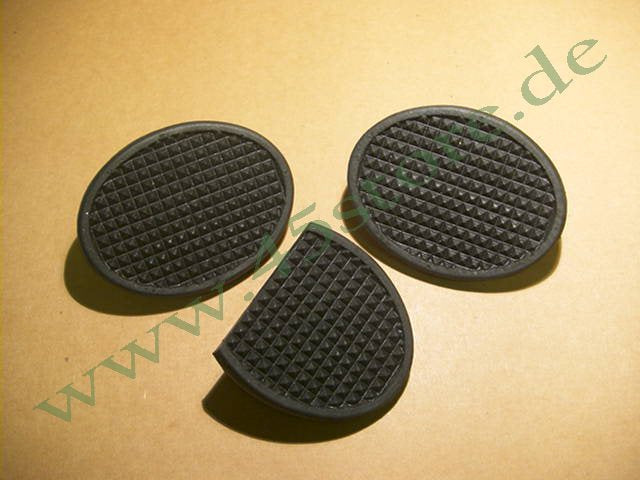 11791-45 // Pedalgummi-Set (3), Schwarz