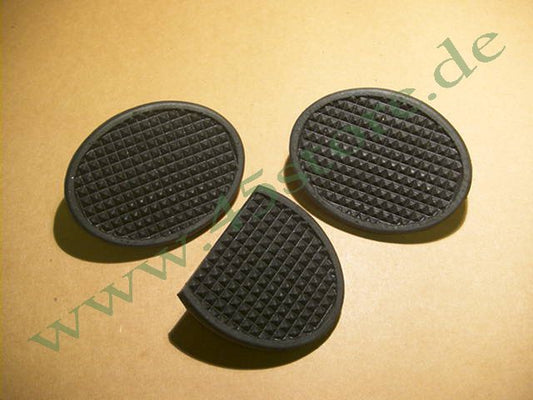 11791-45 // Pedalgummi-Set (3), Schwarz