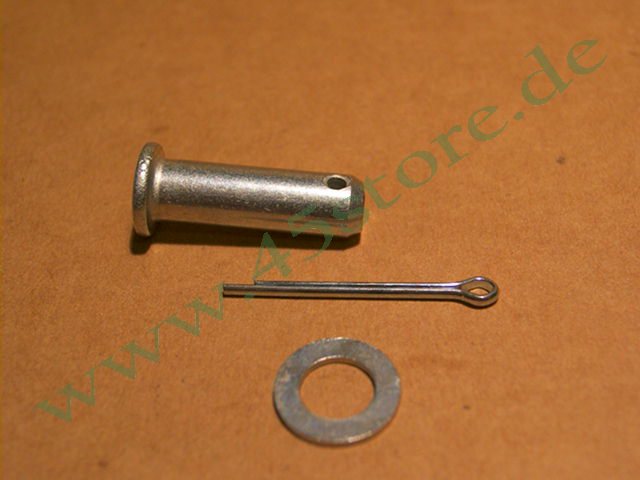 2423-30 // Sicherungsstift, Bremsgestängegabel + Splint, Chrom