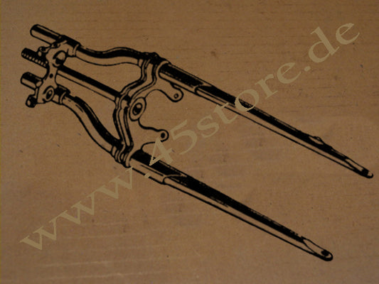 2604-36 // Gabelhauptteil, Big-Twin, Inline, Schwarz