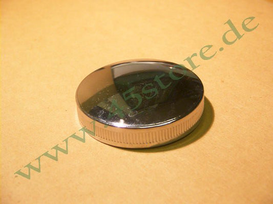 3507-37 // Tankdeckel, Benzin/Öl, flach, Chrom