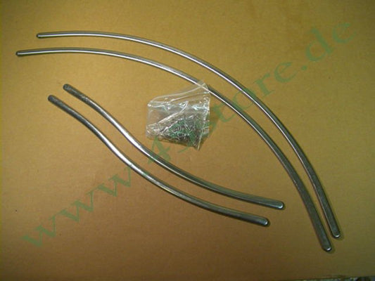 3717-39 // Zierstreifen-Set + Clips, Fender, hinten, VA