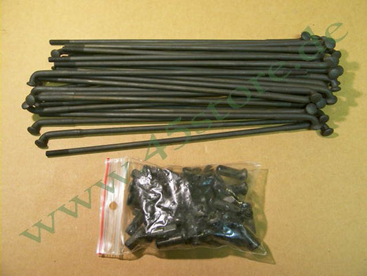 3943-36P // Speichenset, Interchangeable, 18", parkerisiert