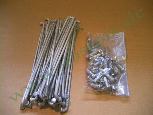 3943-40A // Speichenset, Interchangeable, 16", Zink