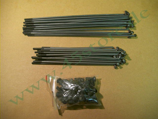 3945-30A // Speichen-Set, 18", Vorderrad, WLA, parkerisiert
