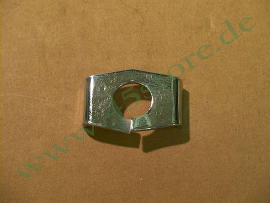 4006-35C // Sicherungsblech, Achsführungsmutter, hinten, Chrom