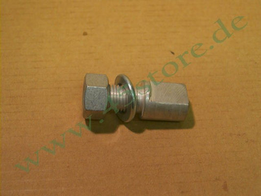 4037-35 // Bremsankerbolzen, hinten, cadmiert
