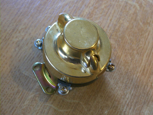 4527-36M // Zündschloss + Schlüssel, Messing