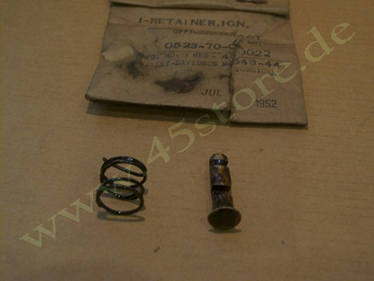 4543-44 // Halter, Kontakt-Rolle, Zündschloss, ARMY, ab 44', NOS