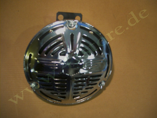 4801-31N6W // Hupe, "Winged", 6V, Chrom