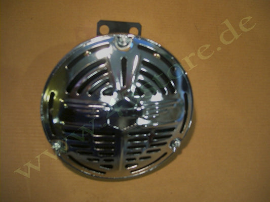 4801-31N6W // Hupe, "Winged", 6V, Chrom