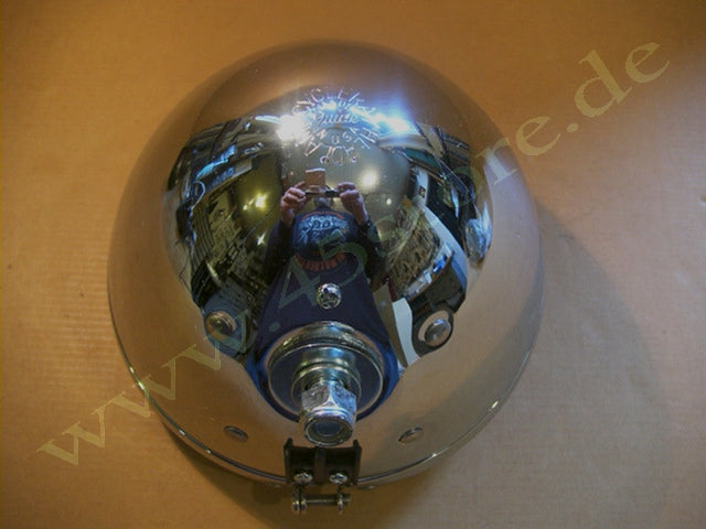 4901-35CC // Scheinwerfer, 6V, Chrom, Original-Replika