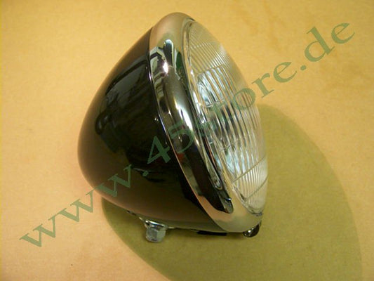 4901-35N // Scheinwerfer, 6V, Schwarz/Chrom