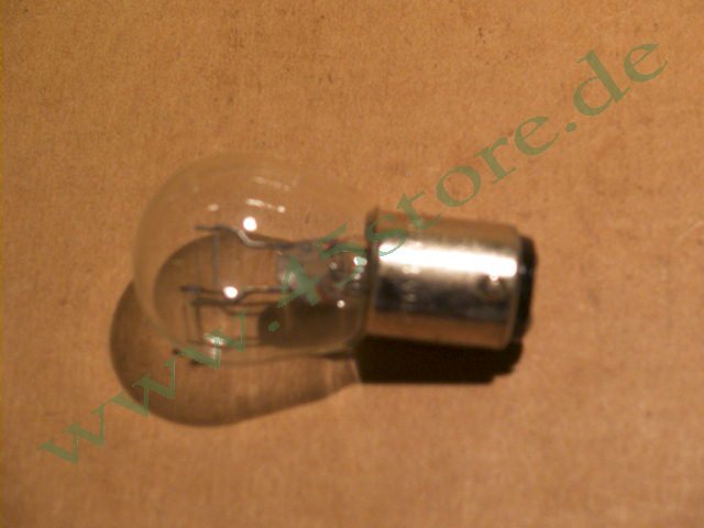 5058-47 // Zweifadenbirne, hinten, 6V