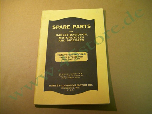 B14 // Ersatzteilbuch, 1922-28'