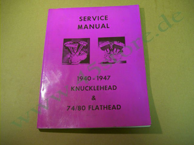 B20 // Service Manual, Big-Twin, 1940-47'
