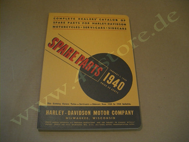 B8 // Ersatzteilbuch, 1930-40'