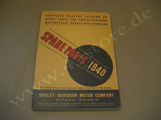 B8 // Ersatzteilbuch, 1930-40'