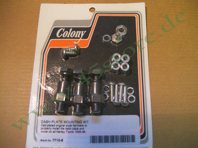 C7715-16 // Montagekit, Tachogrundplatte 1938-46'