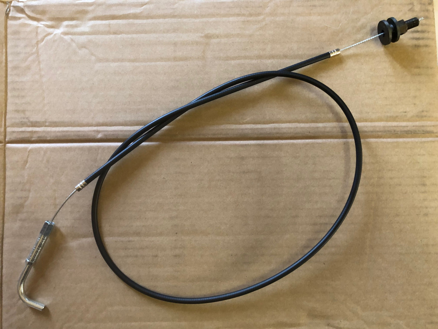 MK-10 // Throttle cable, Mikuni carburetor, complete