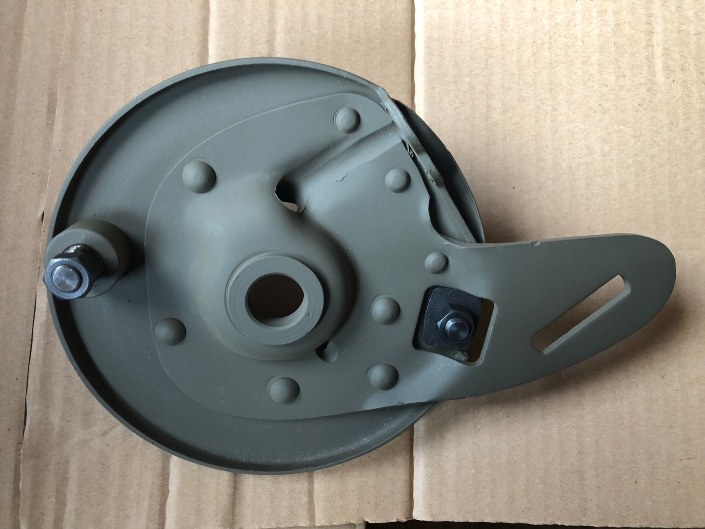 4036-37AN // Bremsankerplatte, hinten, Grün