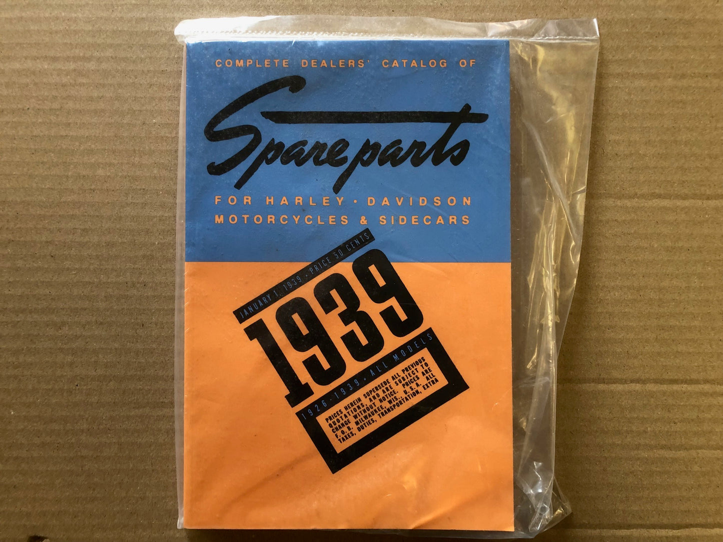 B39 // Ersatzteilbuch, alle Modelle, 1926-39'