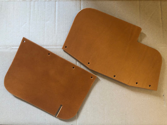 11315-30 // Flaps, Beinschilder, Leder, Braun