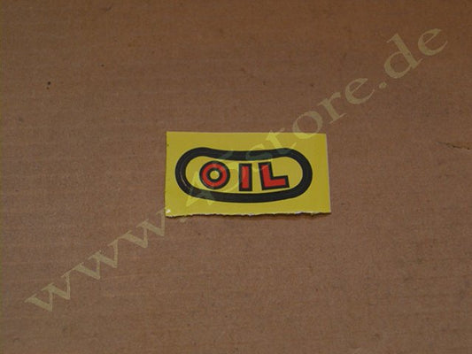 WL16-1 // "OIL"- Decal, Tankdeckel, Army