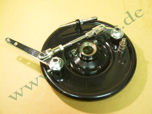 WL24-7 // Duplex-Bremse, WLC/B-T, ohne Trommel, Schwarz/Chrom