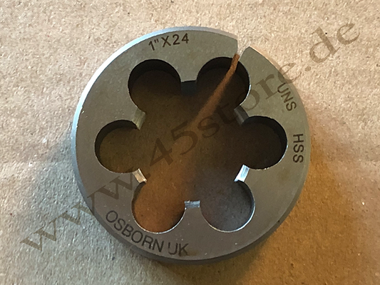 WL43-30 // Schneideisen, 1" x 24