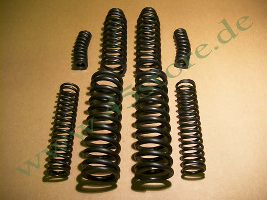 WL9-3 // Gabelfedern-Set (8), Big-Twin, Schwarz
